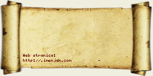 Angelina Hinić vizit kartica